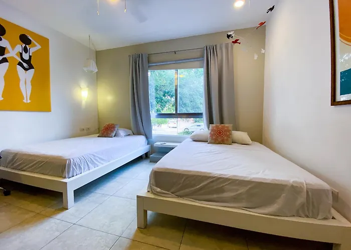 Horizonte 34 - 2br Family With Pool & Rooftop At 10min Walk Apartamento Playa del Carmen